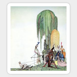 Czarina's Archery by Kay Nielsen Sticker